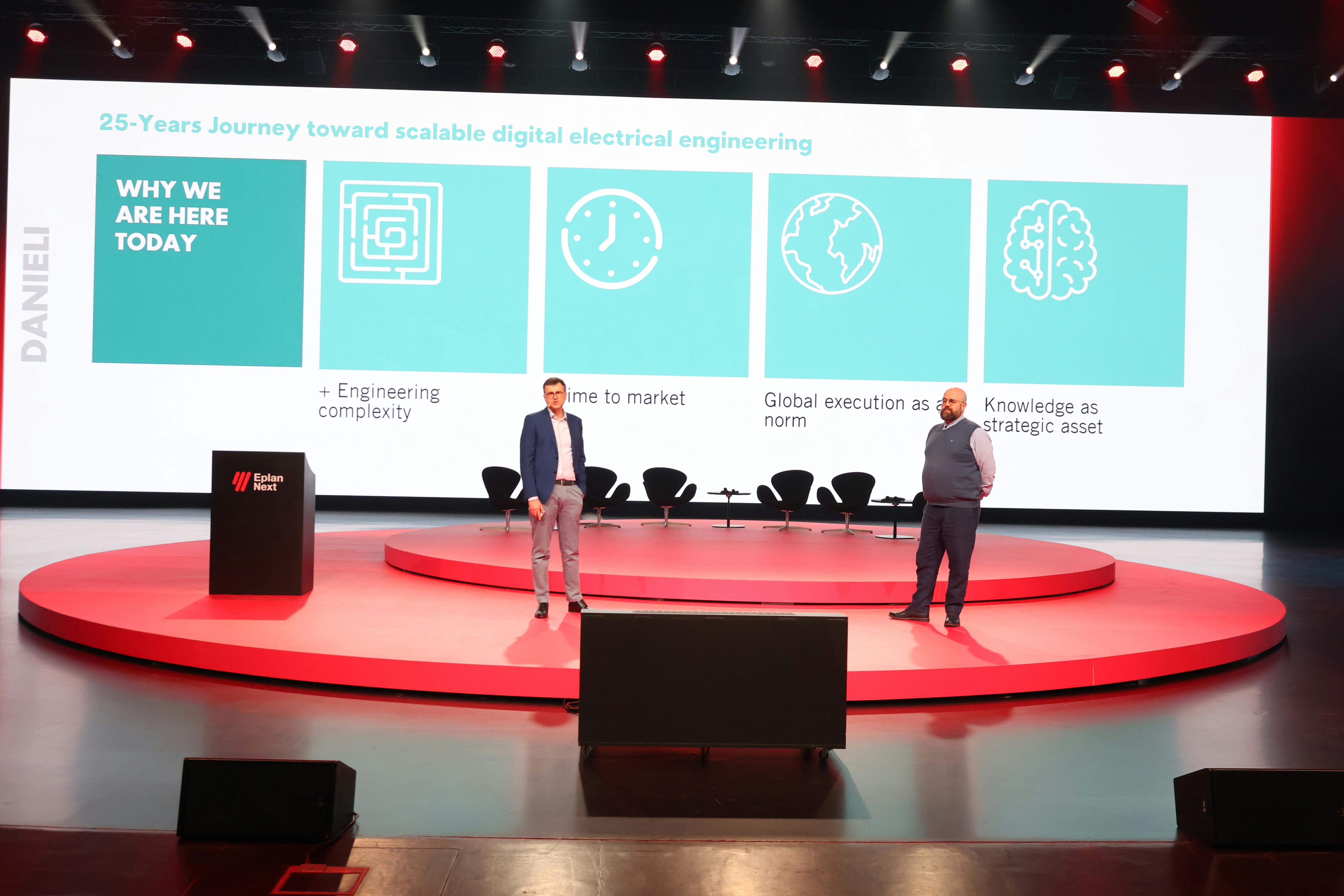 Stefano Martinis (left), CTO, and Jarno Calderini, VP engineering at Danieli.