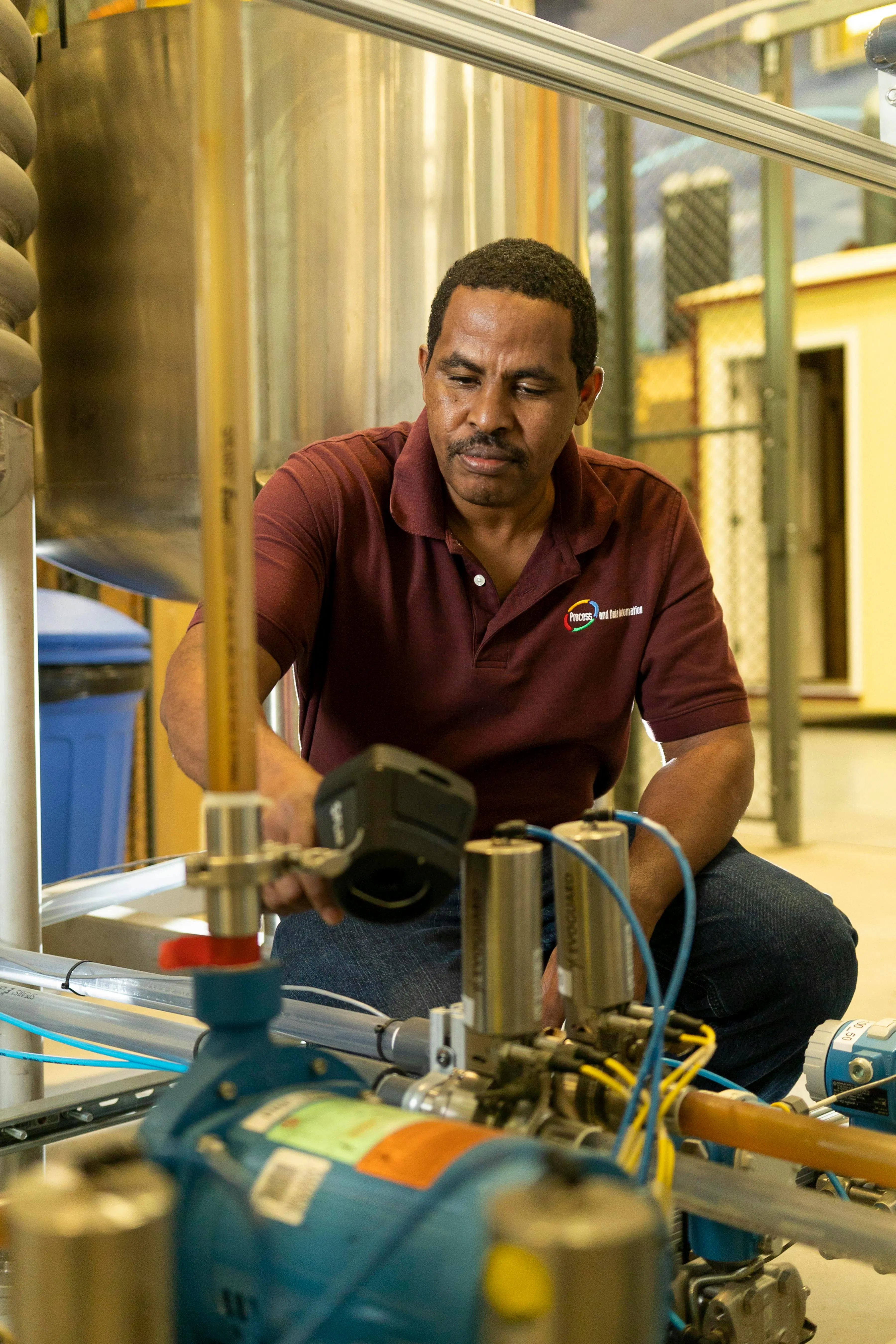 Figure 1: David Koigi, controls engineer, Process and Data Automation (PDA), a CSIA-certified member of the Control System Integrators Association (CSIA).