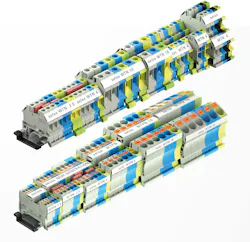 Wieland selos DIN rail terminal block
