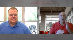 Patrick Bunn and Mike Bacidore discuss the differences between PLCs and DCS on a call.