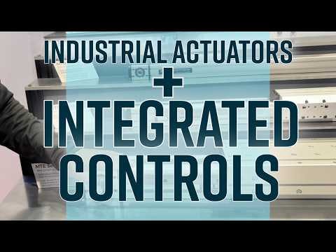 Industrial Actuators with Integrated Controls