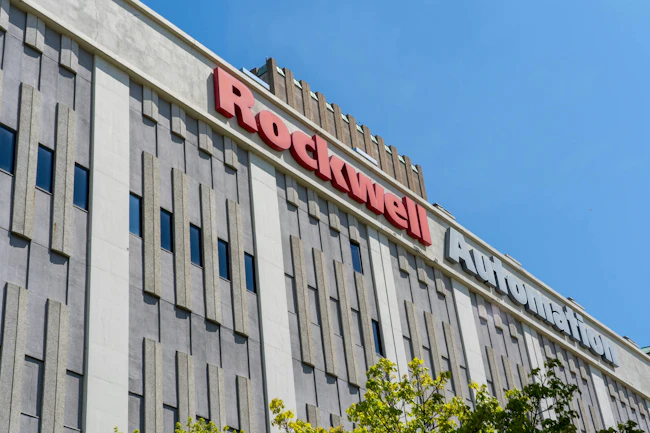 Rockwell Automation headquarters in Milwaukee, Wisconsin, on May 3, 2023. Rockwell Automation, Inc. is an American provider of industrial automation and digital transformation technologies.