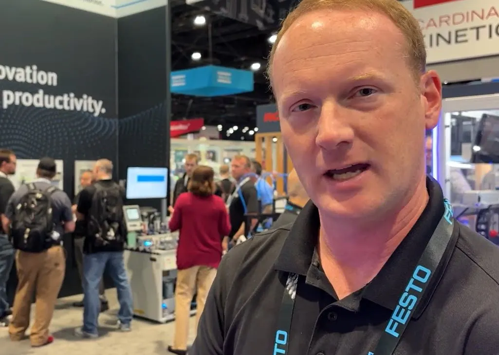 Figure 1: Jarod Garbe, district sales manager, Festo.