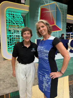 Blueprint dress modeled at IMTS 2026