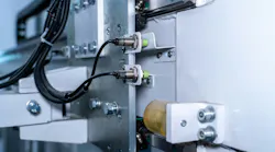 Inductive Proximity Sensors and Cable Wiring on CNC Linear Guide