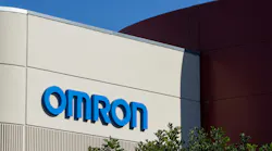 The OMRON sign at Japanese electronics company Omron Corporation's Fremont office. Omron is focused on automation components, equipment, systems, and medical devices.