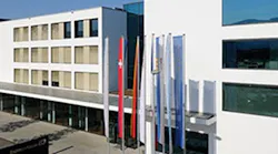 Front entrance of Endress+Hauser's new facility in Cernay, France