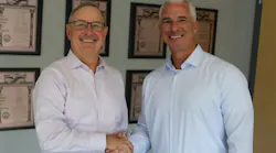 Craig Souser (left) has retired as president and CEO of JLS Automation and become chairman emeritus. Russ Stroner is the company’s new president and CEO.