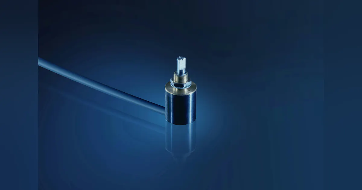 Angle Connection Design Novotechnik MZ1 multi-turn rotary angle sensor | Control Design
